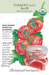 Tomato (Bush) - Ace 55 Organic
