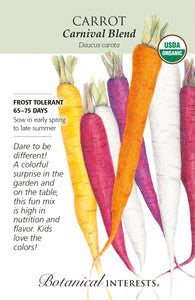 Carrot - Carnival Blend Organic