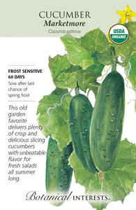 Cucumber - Marketmore Organic