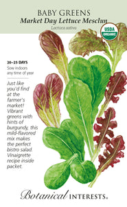 Baby Greens - Lettuce Market Day Organic