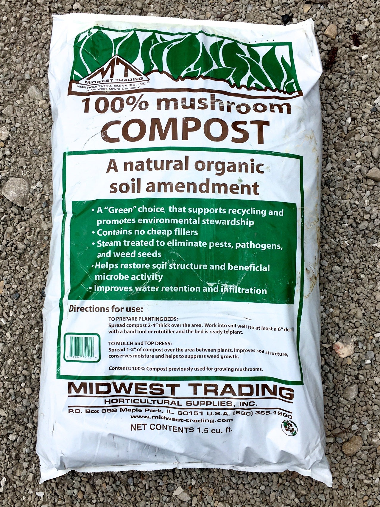 Mushroom Compost 1.5 cu. ft.