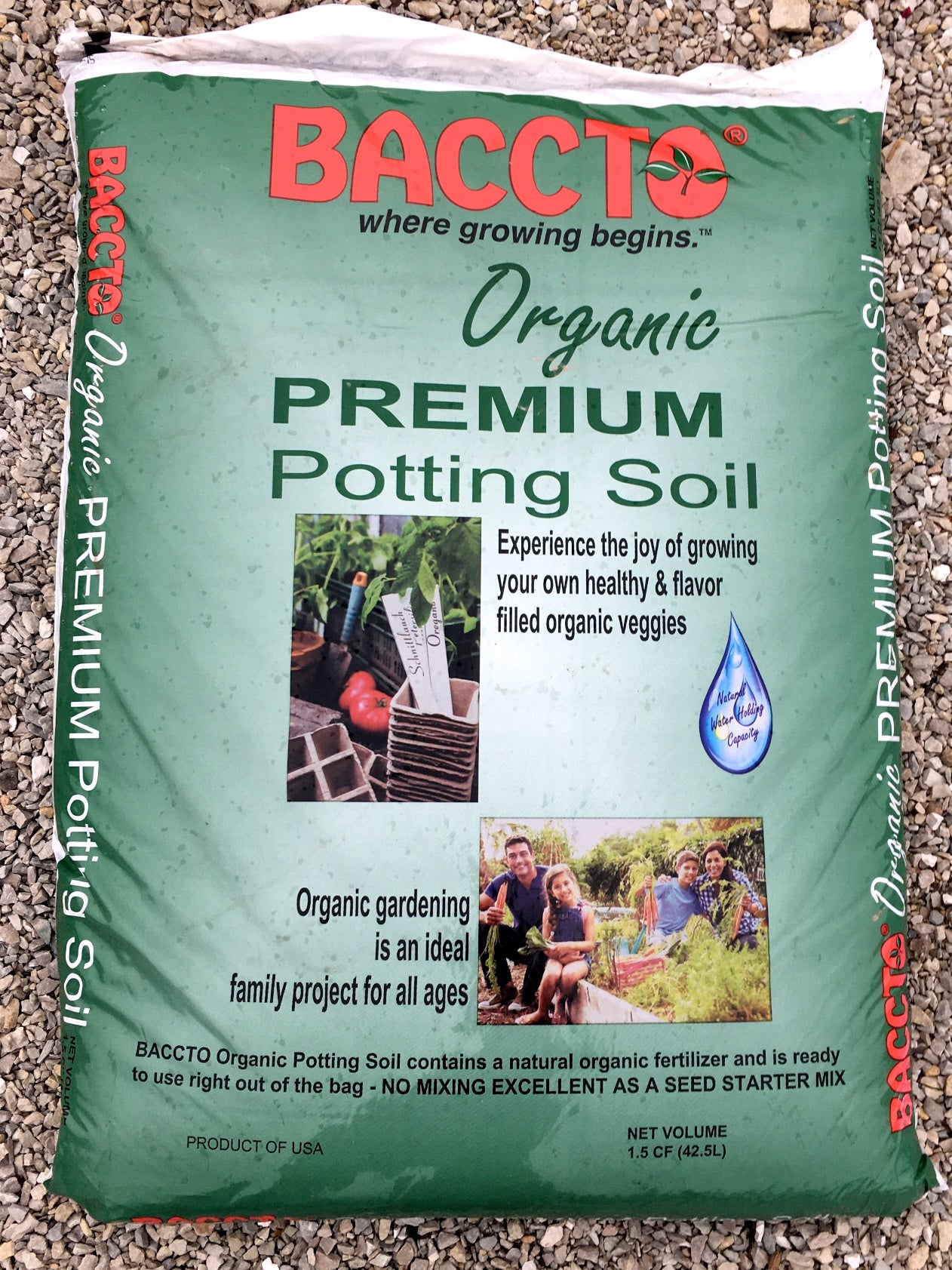 Baccto Organic Premium Potting Soil 1.5 cu. ft.