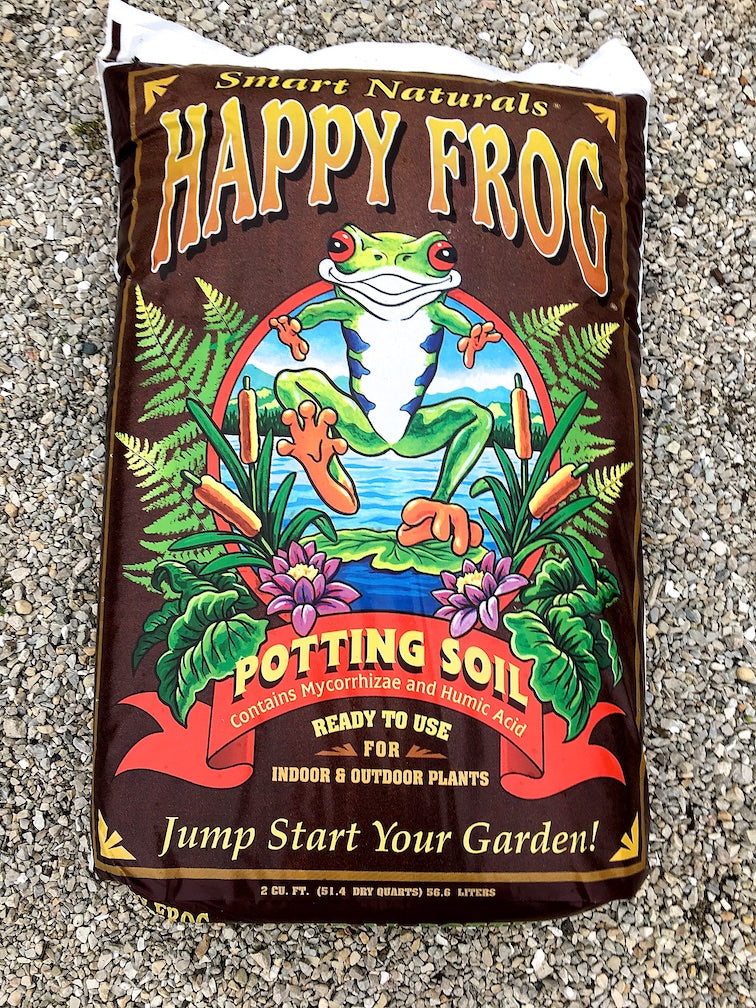2 cubic feet potting mix FoxFarm Happy Frog Potting Soil 2 cu. ft. – Vern Goers Greenhouse